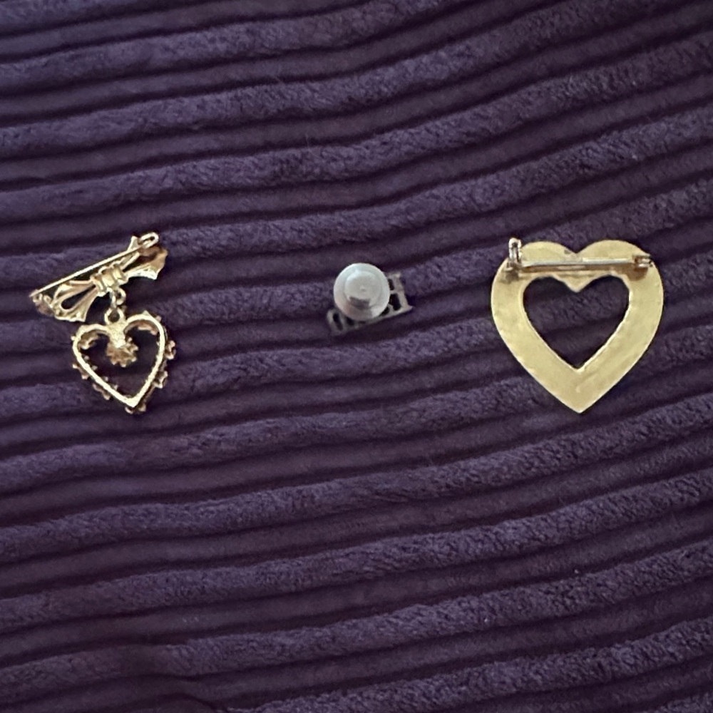 Faith & hearts pins - Picture 3 of 3